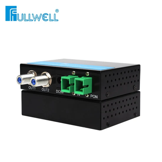 Receptor óptico Fullwell FTTH Wdm AGC con salida 2RF